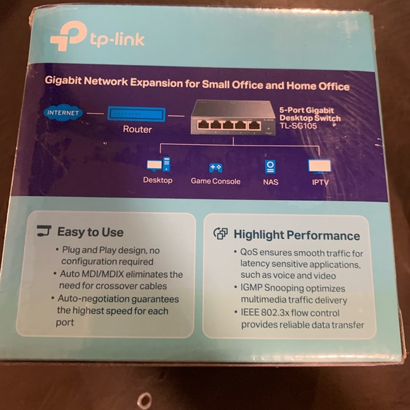 Tp-link 5 port Gigabit brand new in box - Picture 2 of 3